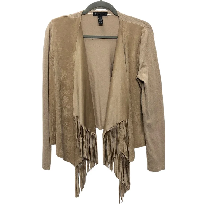 Cardigan By International Concepts In Beige, Size: M