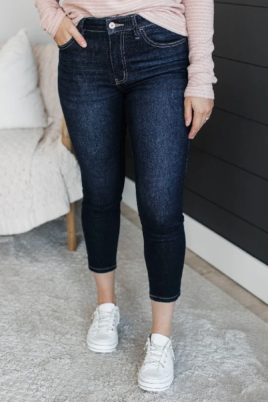 KanCan Crop Skinny Jeans- Caidence Wash