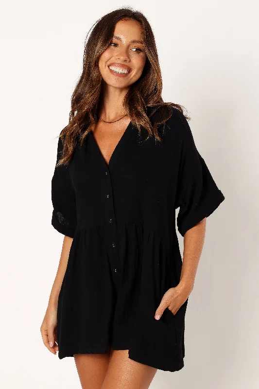 Winny Romper - Black