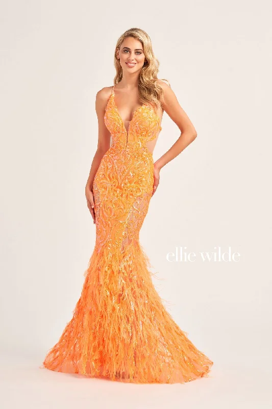 Ellie Wilde EW35006 Prom Long Fitted Formal Evening Dress