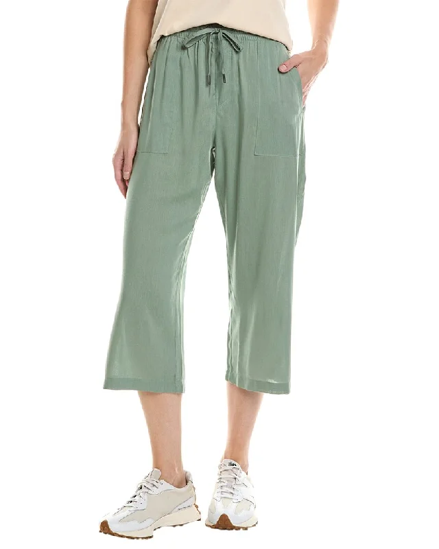 Marika Avery Linen-Blend Capri