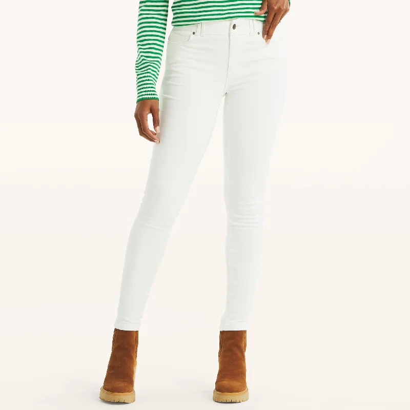 Nautica Womens Mid-Rise Skinny Denim