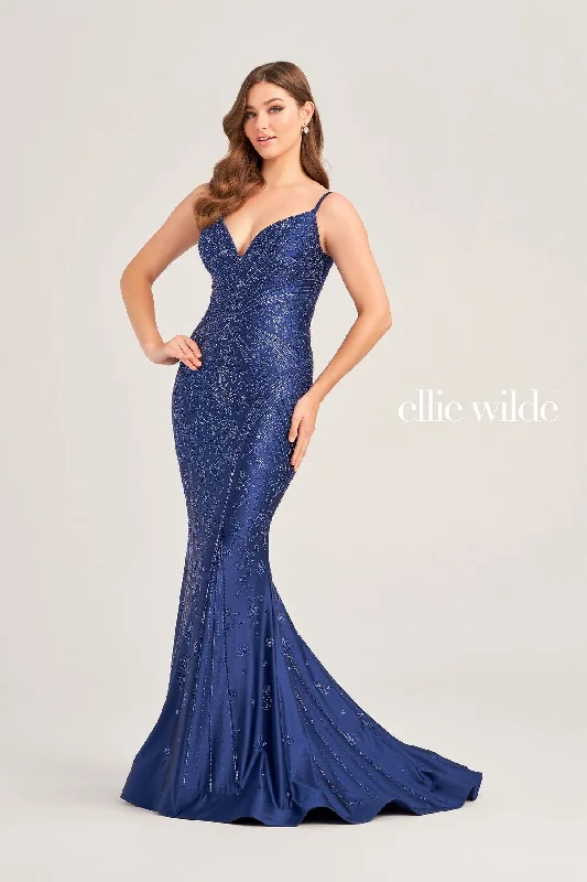 Ellie Wilde EW35002 Long Formal Mermaid Prom Dress