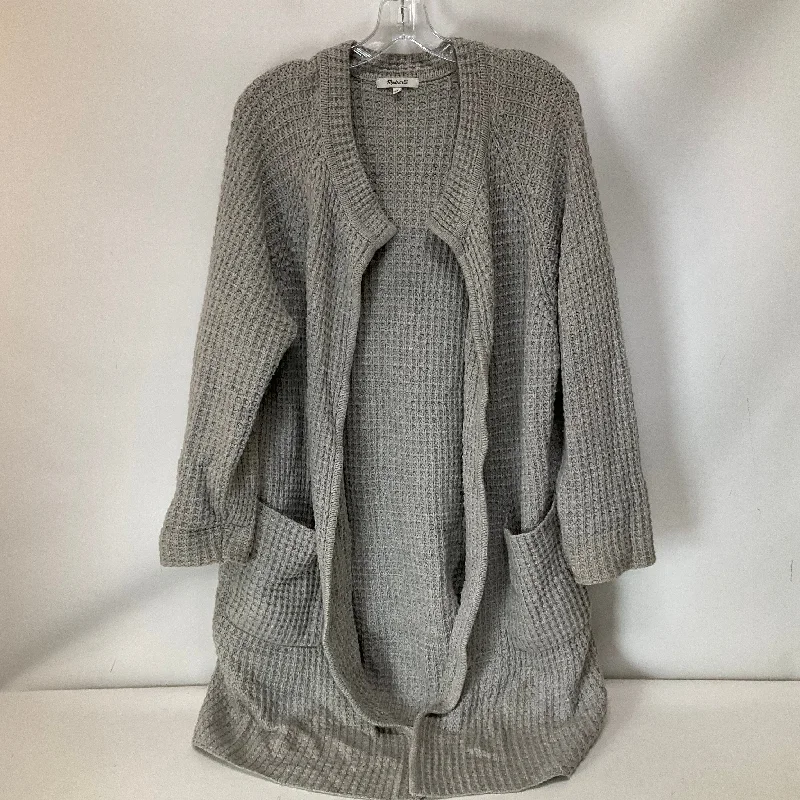 Sweater Cardigan By Madewell In Grey, Size: L