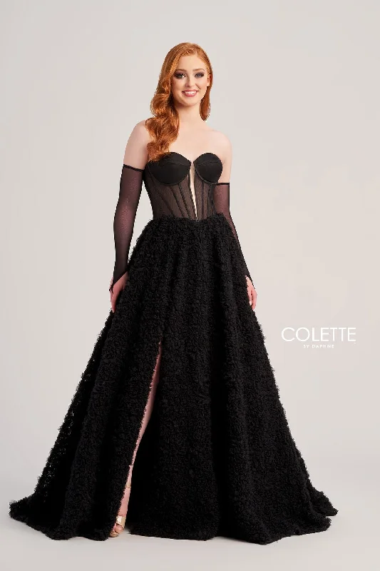 Colette CL5114 Prom Long Fingerless Gloves Formal Ball Gown