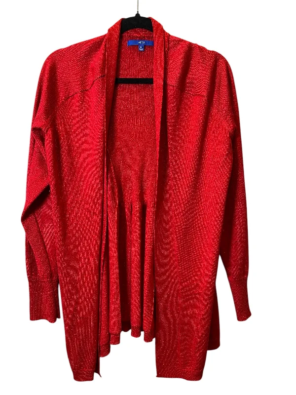 Cardigan By Apt 9 In Red, Size: Xl