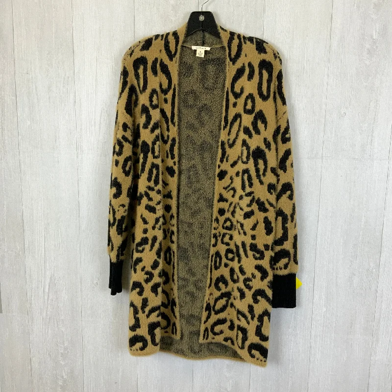 Cardigan By West Bound In Animal Print, Size: S