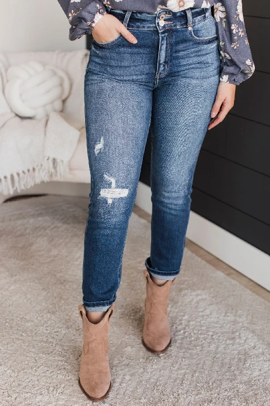 KanCan Skinny Straight Jeans- Posey Wash