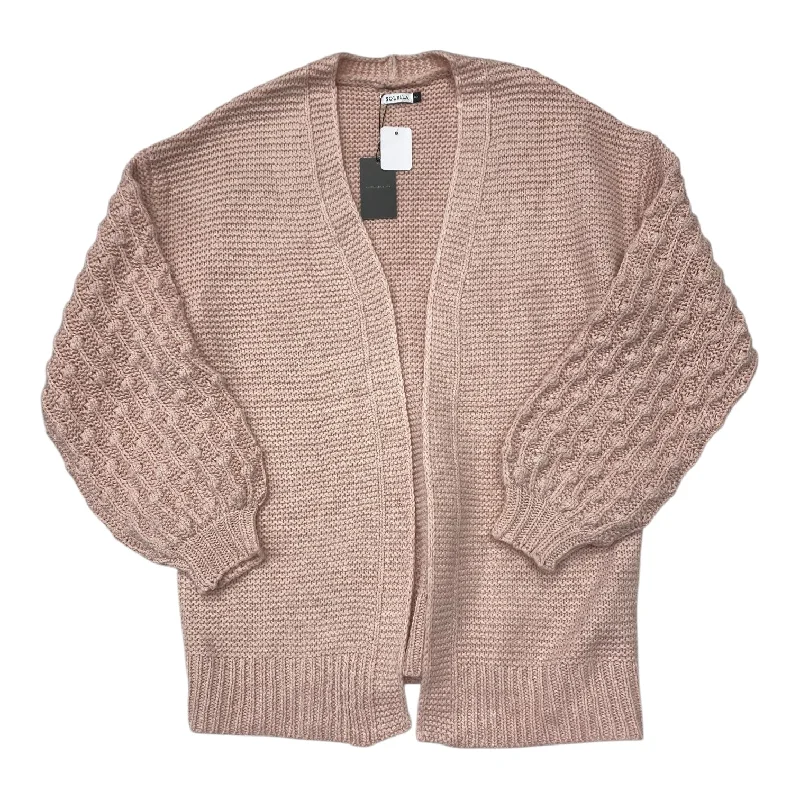 Sweater Cardigan By Cmc In Pink, Size: S