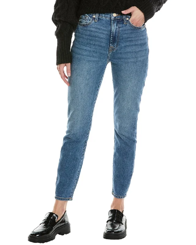 7 For All Mankind High-Waist Gwenevere Ankle Cut Jean