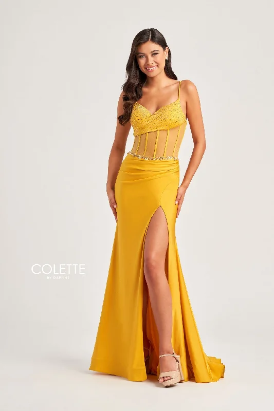 Colette CL5104 Long Formal Fitted Prom Dress