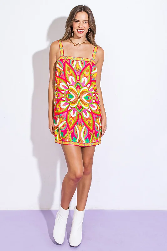 BEST OF DAYS WOVEN MINI DRESS