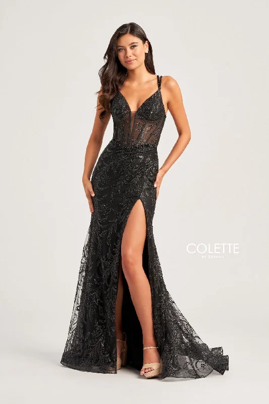 Colette CL5113 Prom Long Glitter Formal Sequin Dress