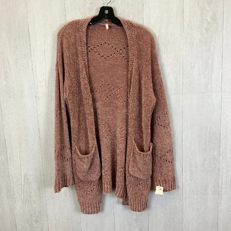 Sweater Cardigan By Pink Blush In Pink, Size: M