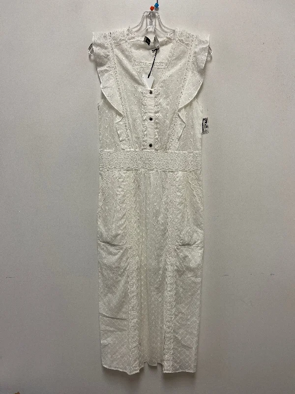 Dress Designer By Coach In White, Size: Xs