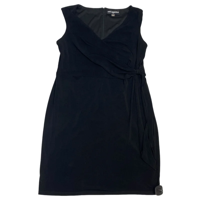 Dress Designer By Karl Lagerfeld In Black, Size: Xl