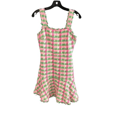 Dress Designer By Kate Spade In Green & Pink, Size: 0