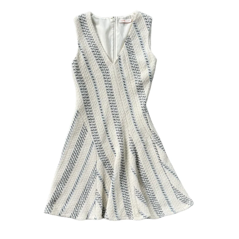 Dress Designer By Tory Burch In Blue & White, Size: Xs