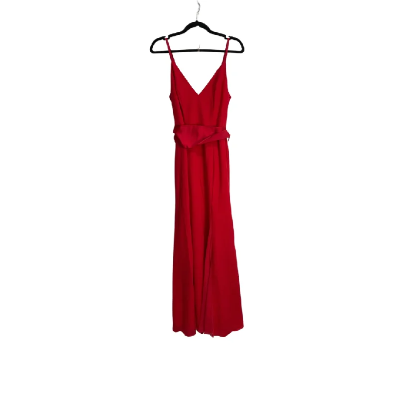 Dress Designer By Vera Wang In Red, Size: 2