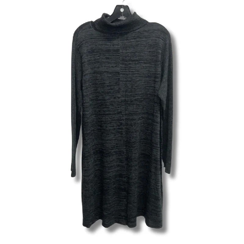 Dress Sweater By Apt 9 In Grey, Size: Xxl