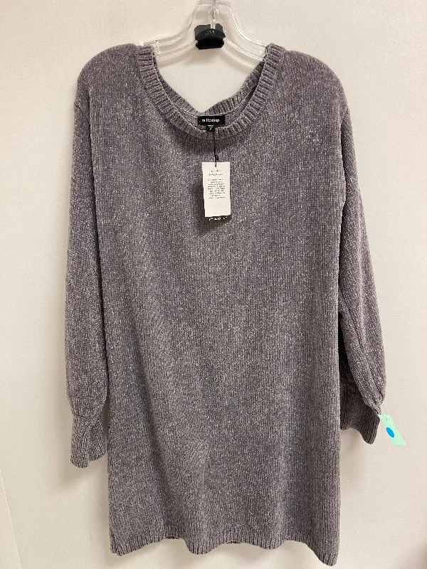 Dress Sweater By Mittoshop In Grey, Size: M