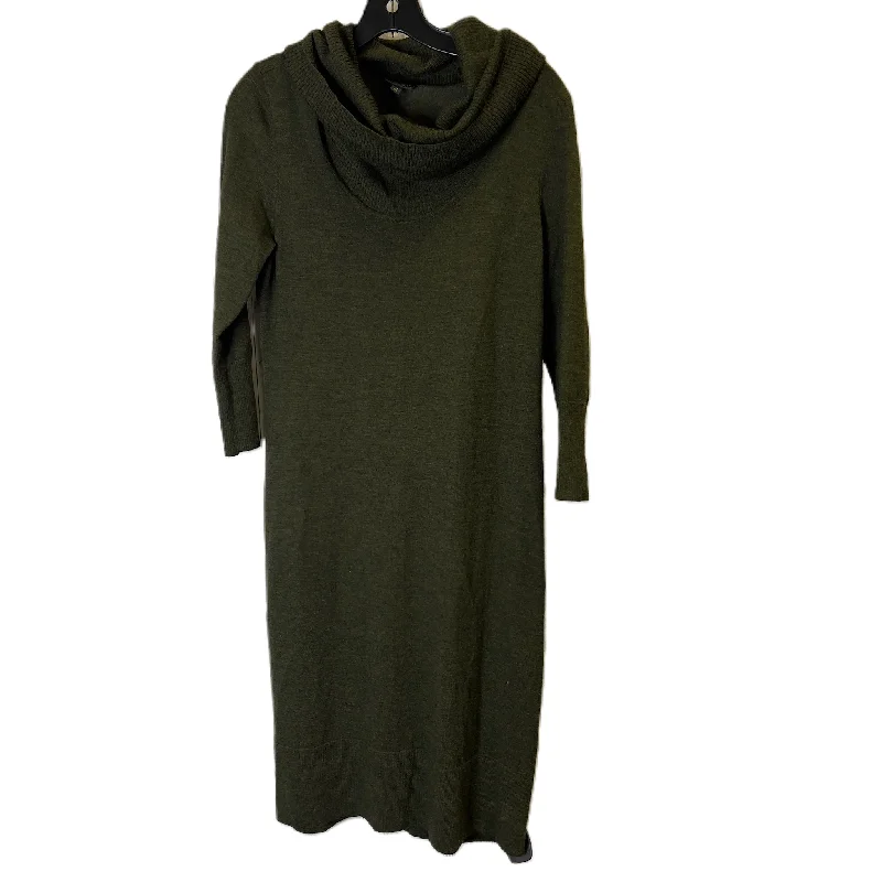 Dress Sweater By Talbots In Green, Size: M