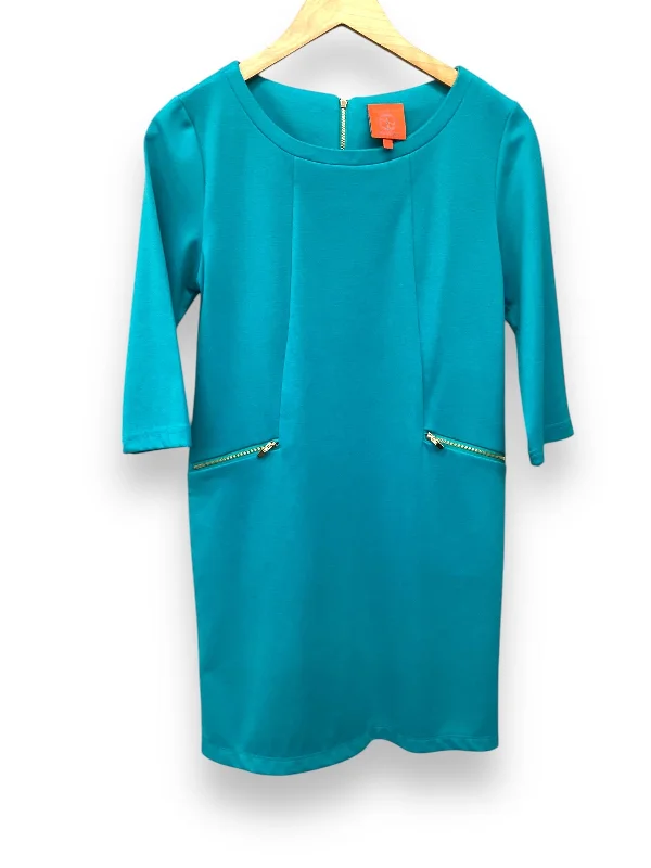 Dress Work By Tracy Negoshian In Teal, Size: S