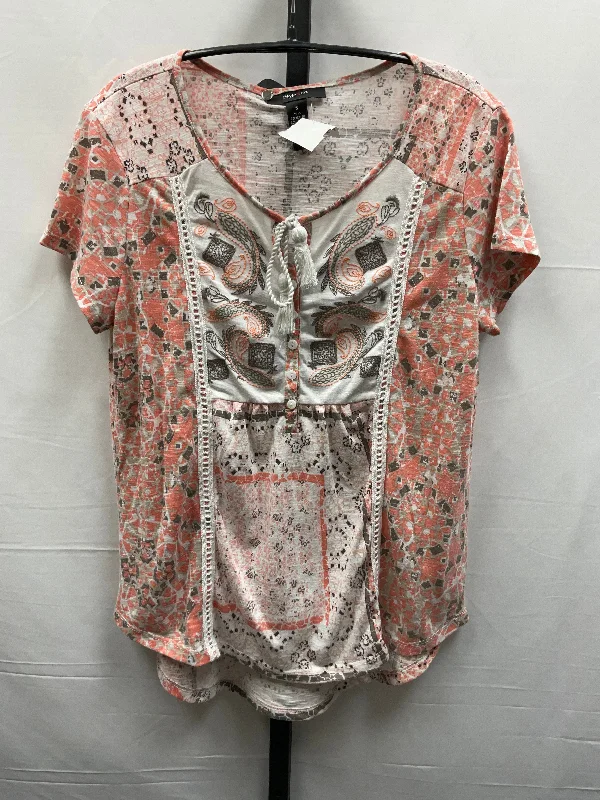 Coral Top Short Sleeve Style And Company, Size S