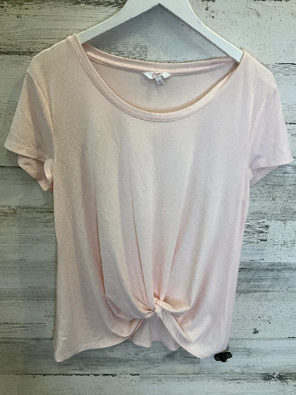 Pink Top Short Sleeve Candies, Size Xl