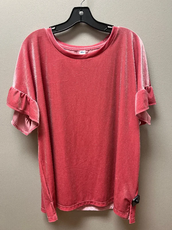 Pink Top Short Sleeve Old Navy, Size Xl