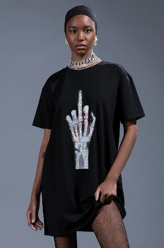 PERIODT GRAPHIC T SHIRT DRESS