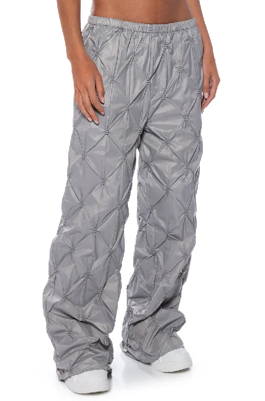 LUNA TEXTURED RELAXED FIT PANT