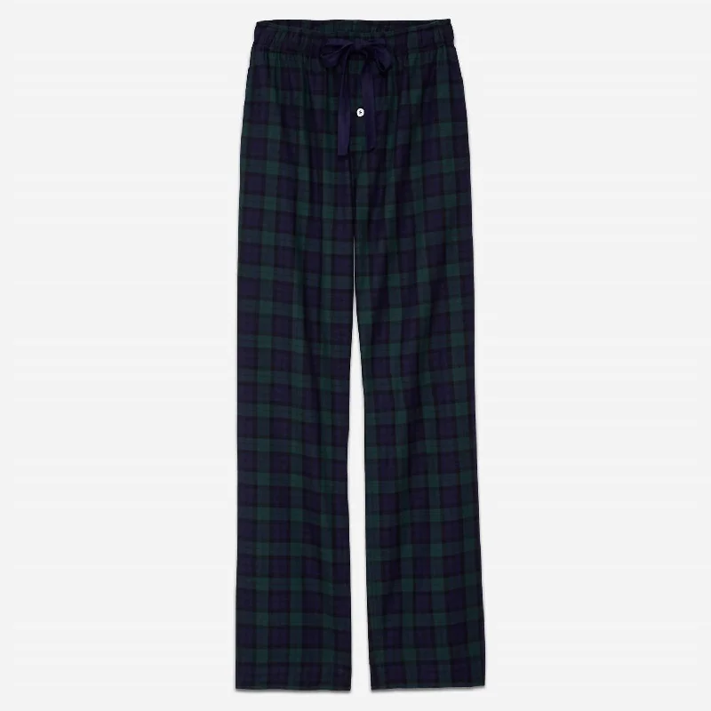 Men's Cosmo Flannel Lounge Pant In Blackwatch Plaid