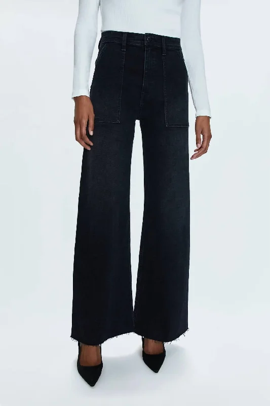 Penny High Rise Wide Leg Jean In Collins