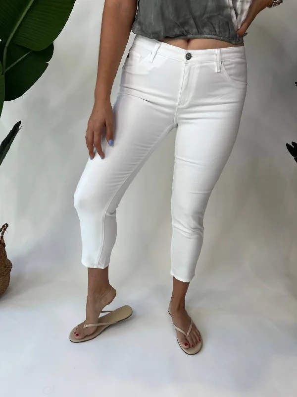 Prima Crop In White