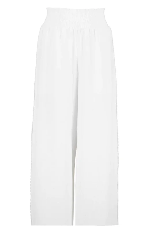 Women's Mila Wide Leg Pant In Salt