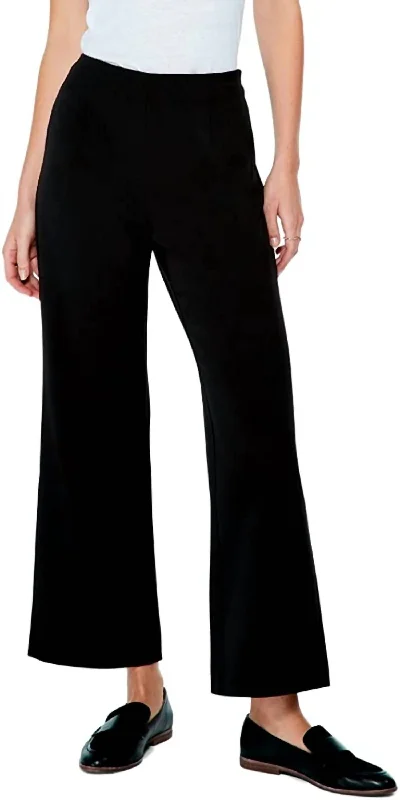 Work It Wide-Leg Trouser In Black Onyx