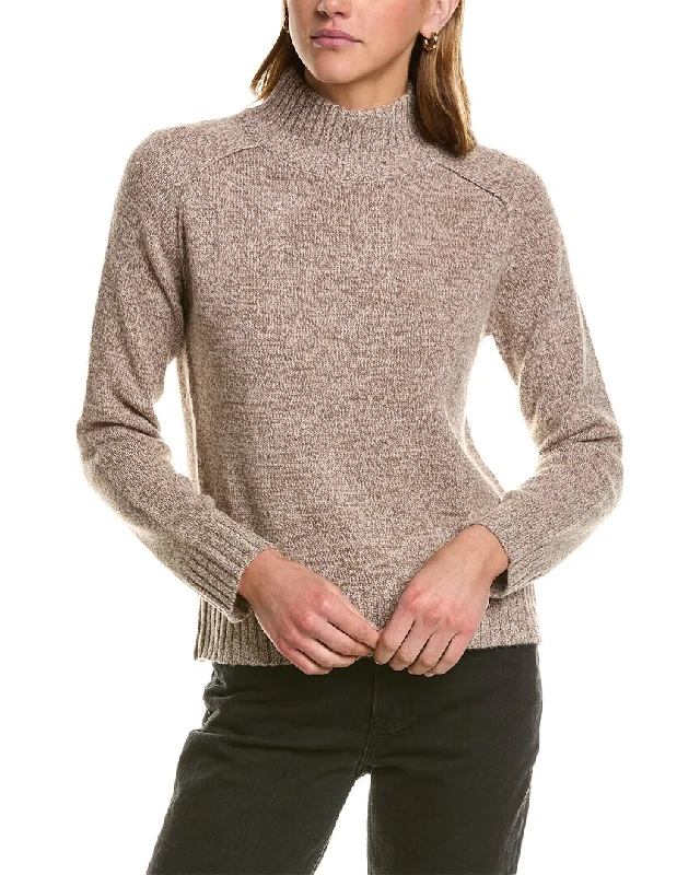 Hannah Rose Turtleneck Wool & Cashmere-Blend Sweater