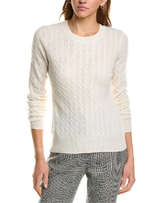 InCashmere Cable Cashmere Sweater