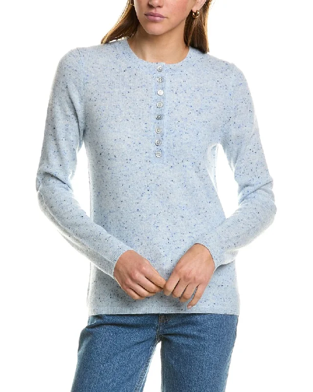 InCashmere Henley Cashmere Sweater