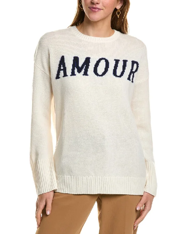 Kier + J Amour Wool & Cashmere-Blend Sweater