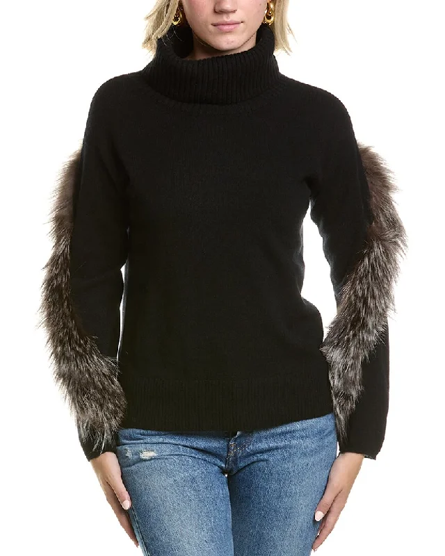 MEIR Cowl Cashmere Sweater