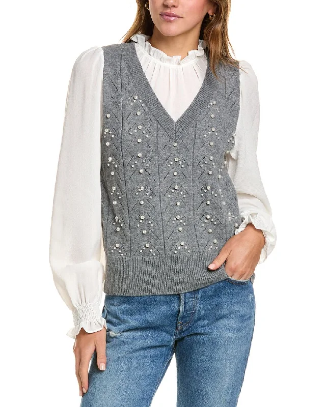 Nanette Nanette Lepore Embellished Sweater