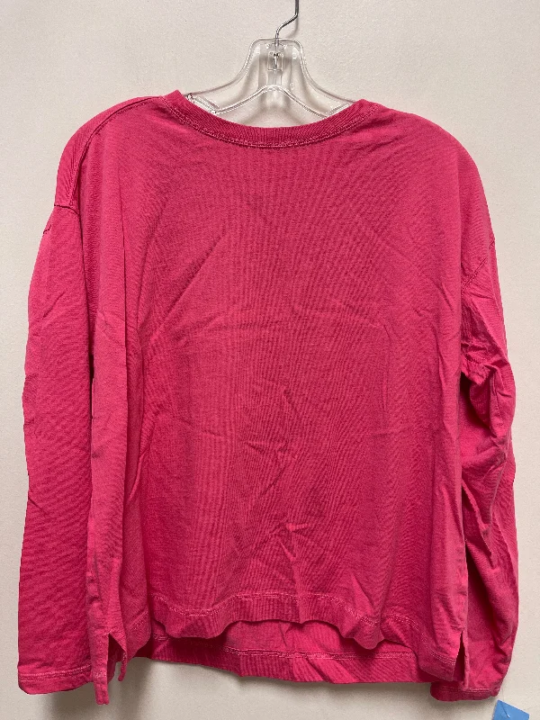 Top Long Sleeve Basic By Old Navy In Pink, Size: M