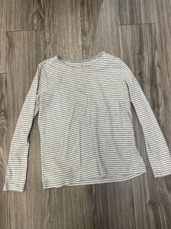 Top Long Sleeve By Christopher And Banks In Striped Pattern, Size: M