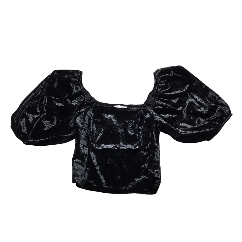 Top 3/4 Sleeve By Clothes Mentor In Black, Size: M